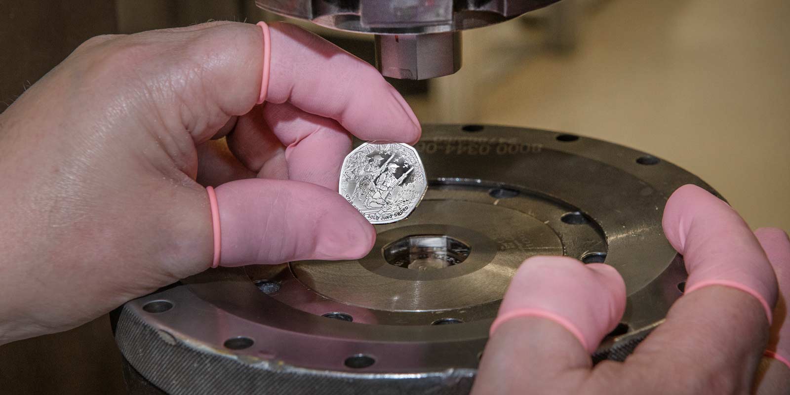 D-Day Coin In Production