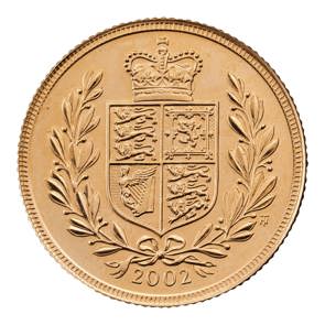 Elizabeth II 2002 Gold Sovereign 