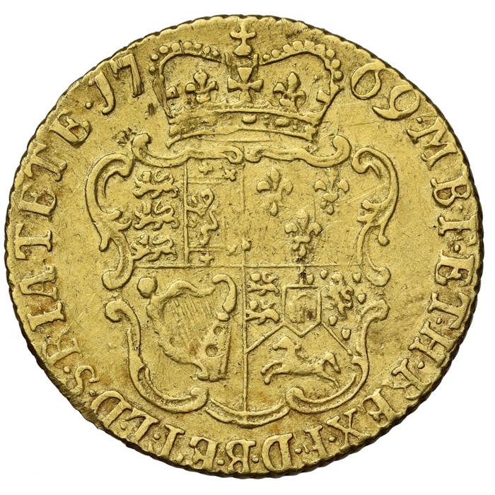 1769 George III Gold Half Guinea 