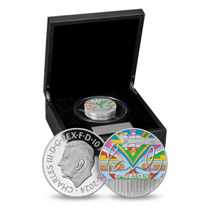 Paul McCartney 2024 UK 10oz Silver Proof Colour Coin