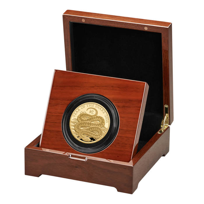 Lunar Year of the Snake 2025 UK 5oz Gold Proof Coin 