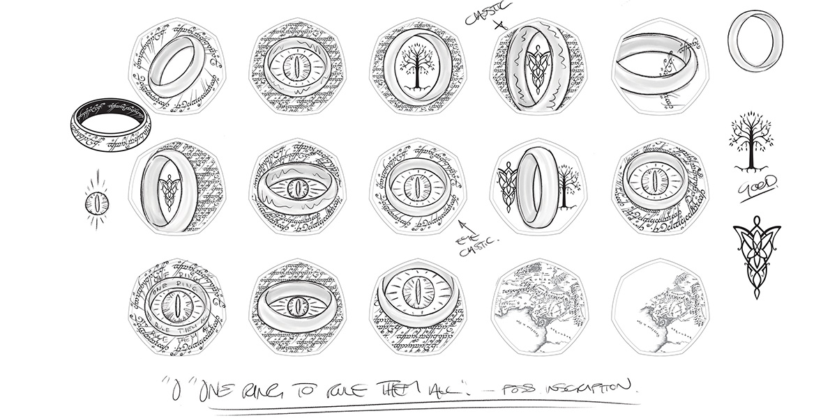 Christening coins