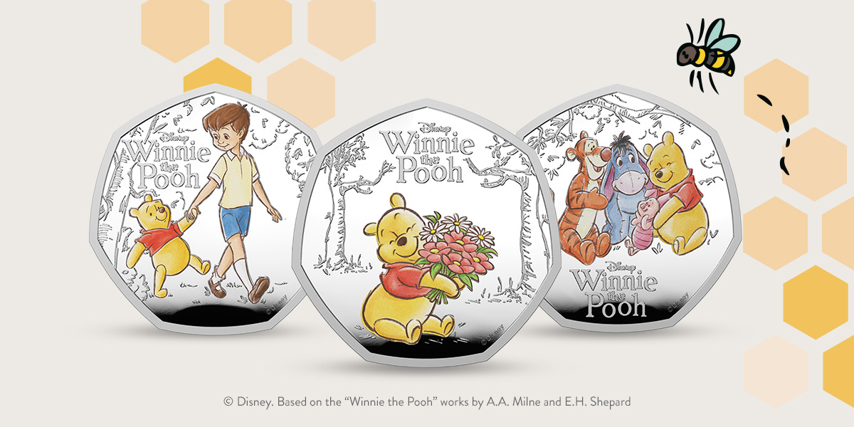 Disney Winnie the Pooh Three-Coin Collection