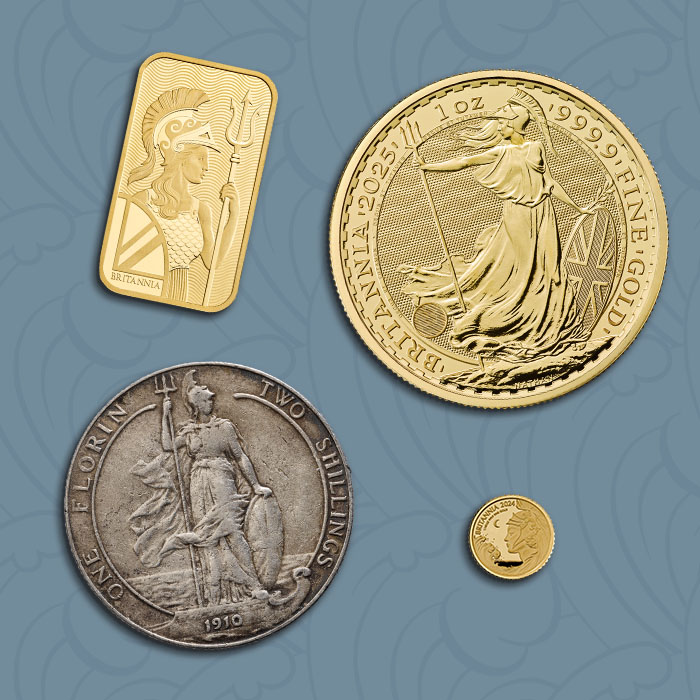 Shop Britannia Coins and Bars