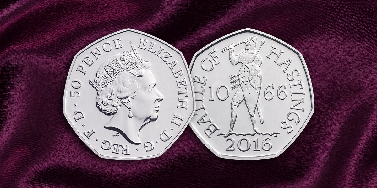 Battle of Hastings 50p Coin