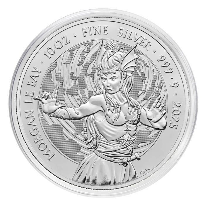 Morgan le Fay 2025 10oz Silver Bullion Coin