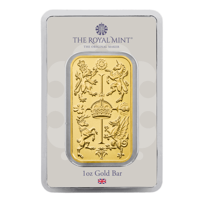 The Royal Celebration 1oz Gold Bullion Minted Bar