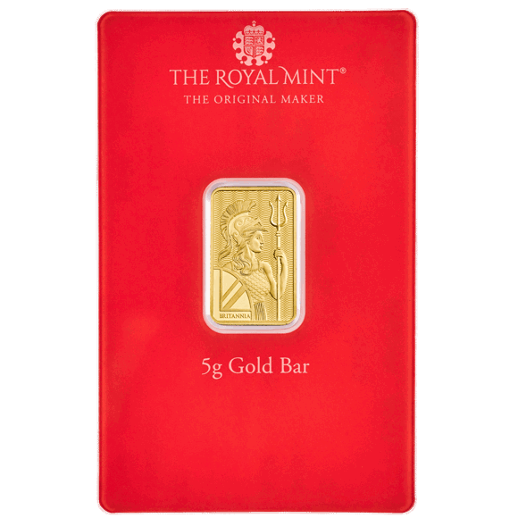 Henna Design 5g Gold Bullion Minted Bar