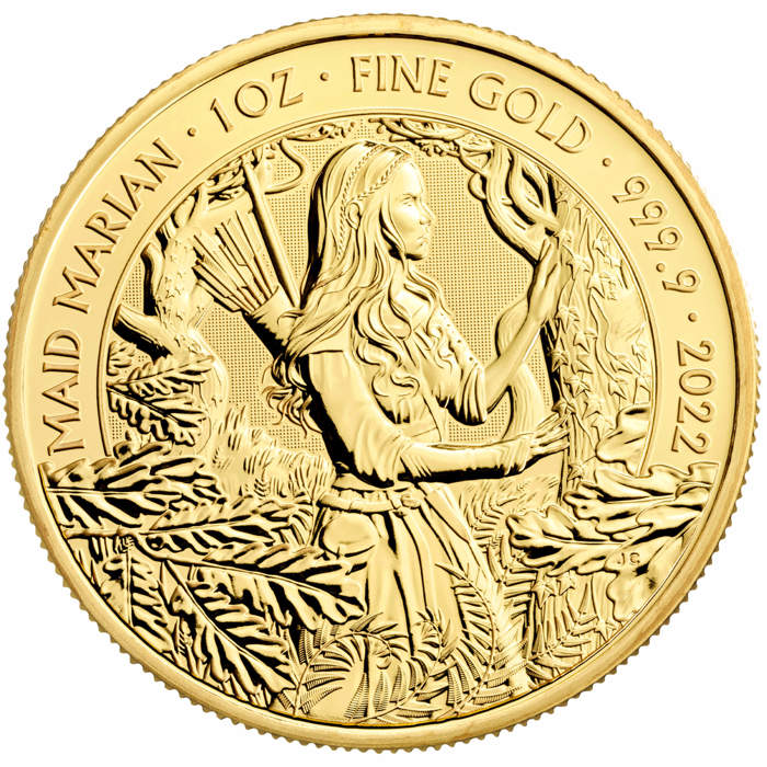 Maid Marian 2022 1oz Gold Bullion Coin