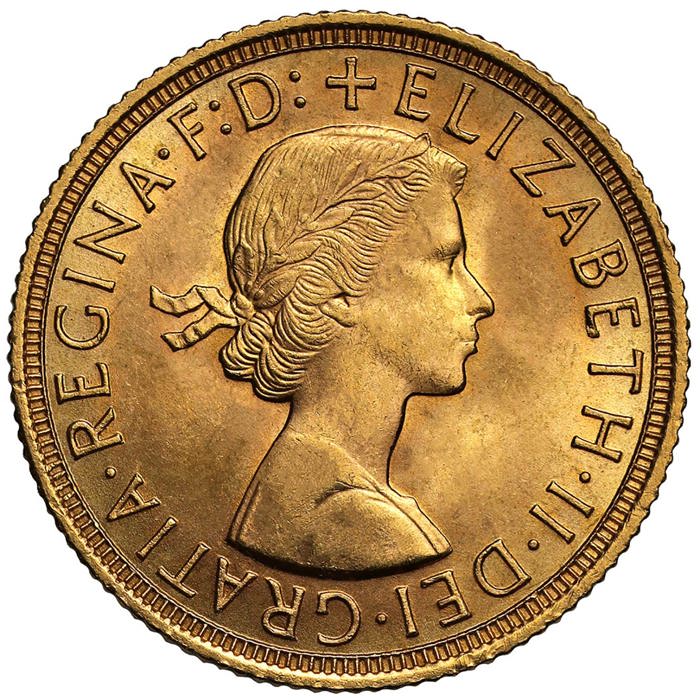 1958 Elizabeth II Sovereign 