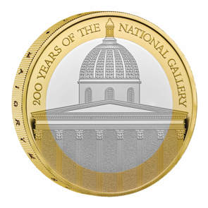 National Gallery 2024 UK £2 Silver Proof Coin