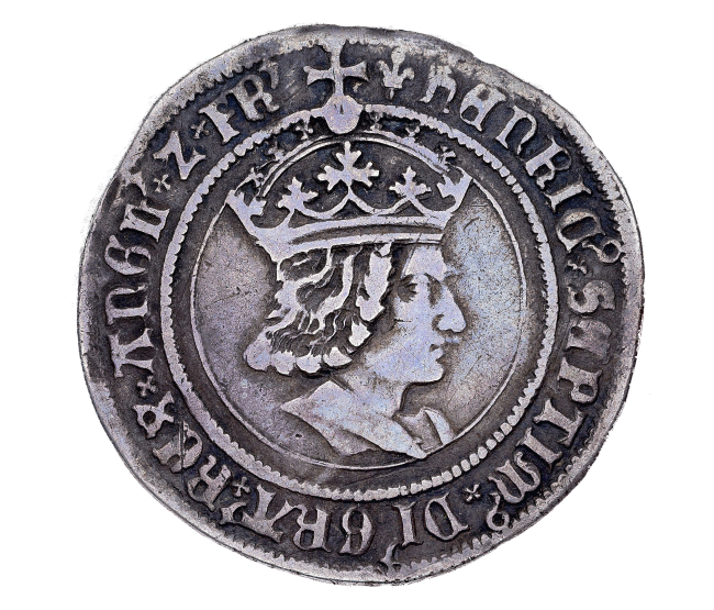 Henry VII testoon obverse