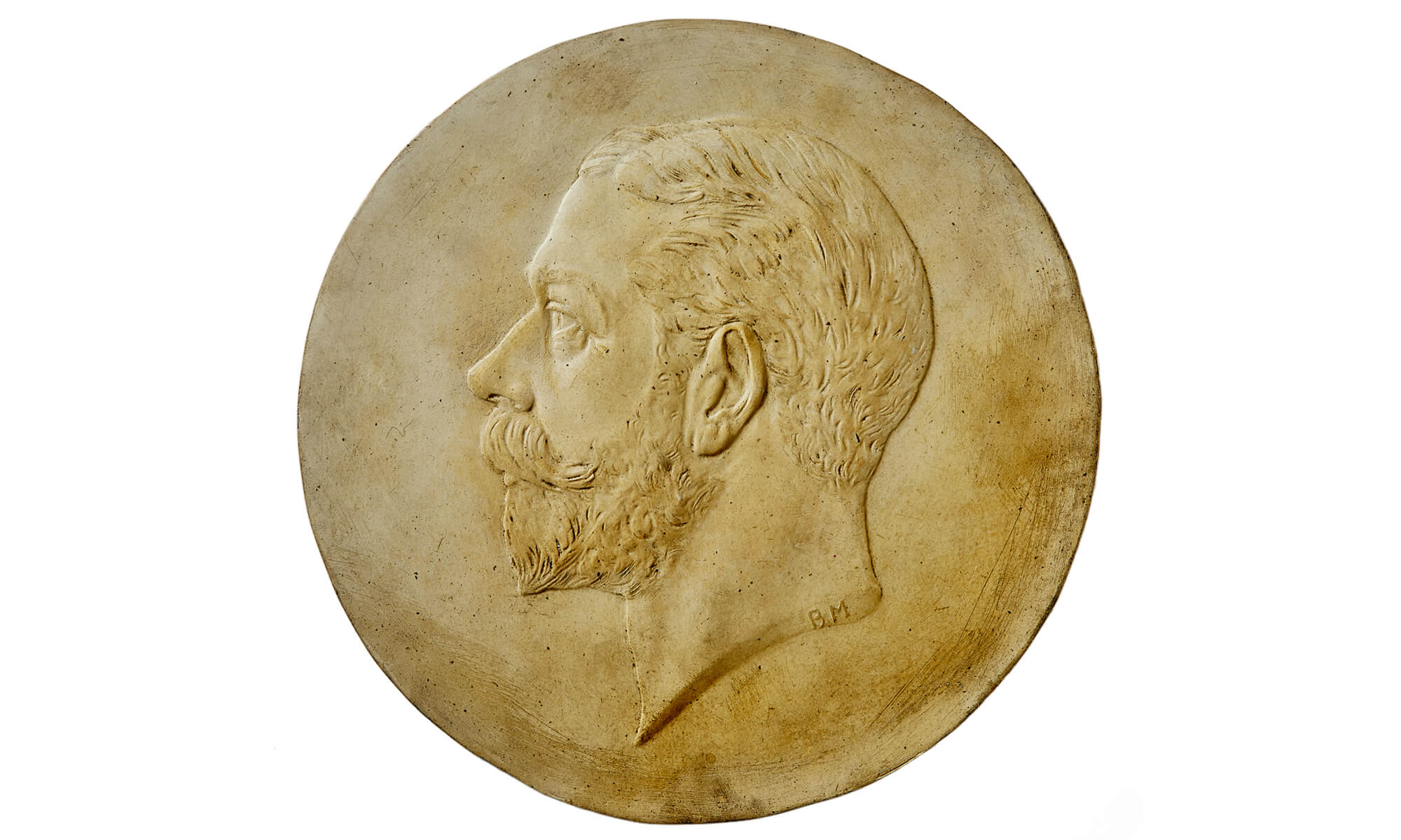 Bertram Mackennal's plaster model of King George V