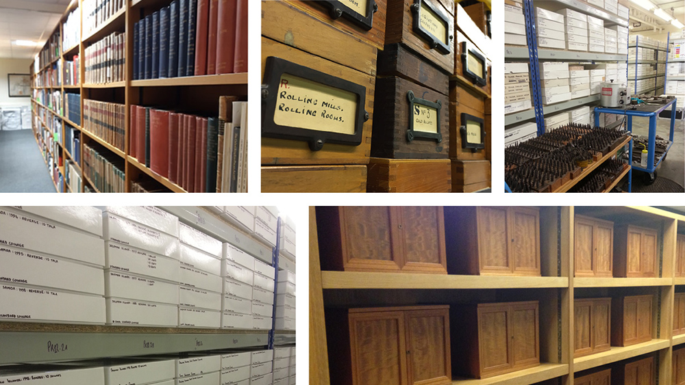 torage spaces at the Royal Mint Museum
