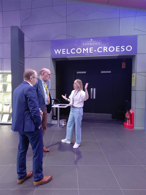 Sir David Cannadine in the Royal Mint Experience