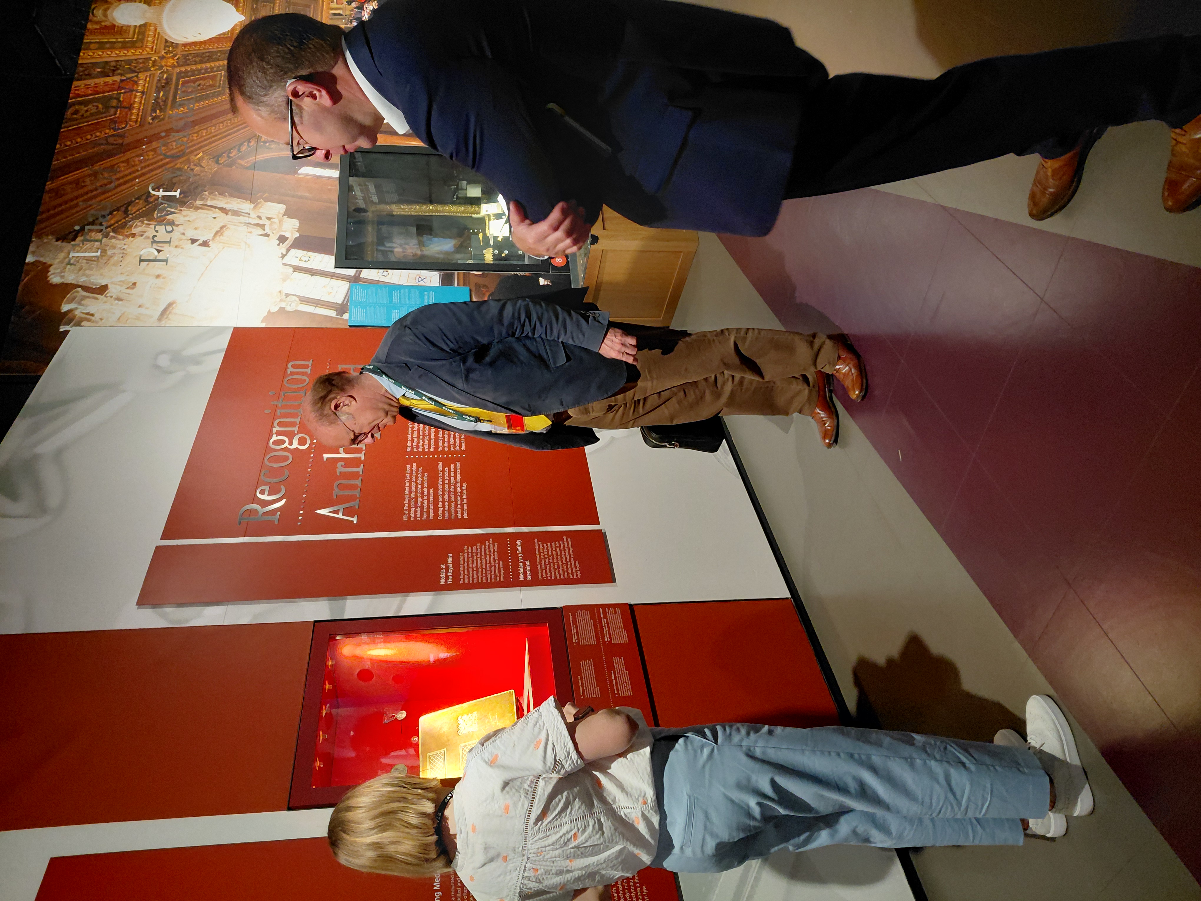 Sir David Cannadine in the Royal Mint Experience