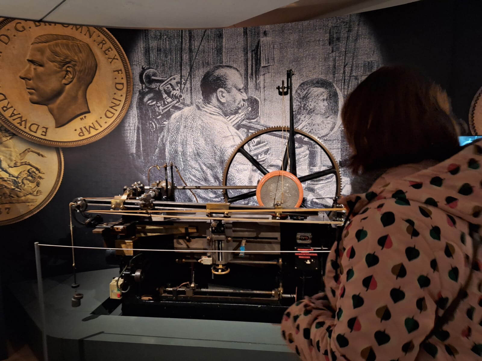 A Janvier reducing machine in the Ashmolean Museum