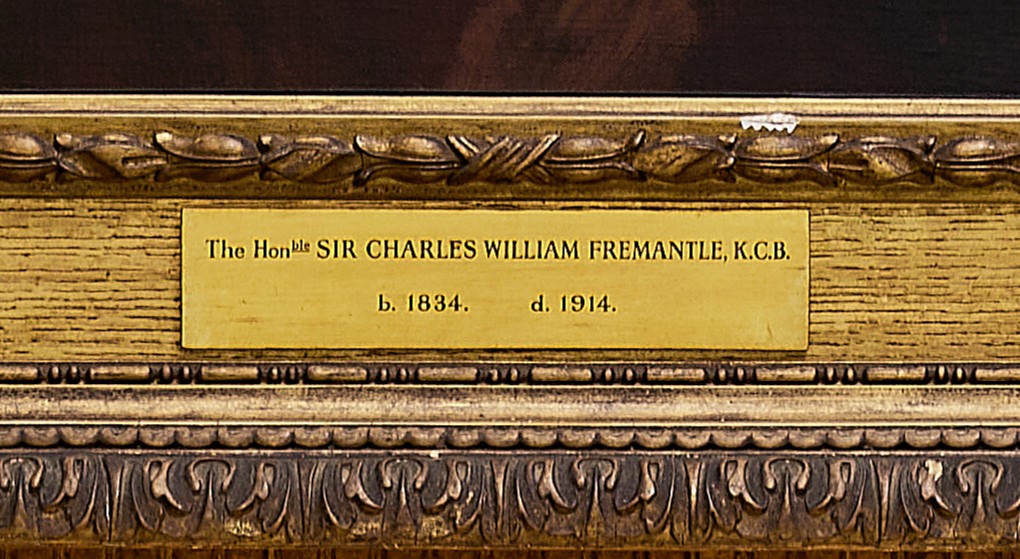 A close look at Sir Charles Fremantle's portrait