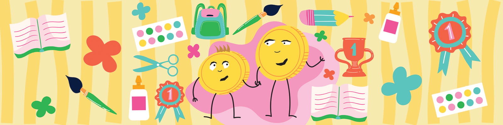 Banner for the Learning Zone of the Royal Mint Museum website