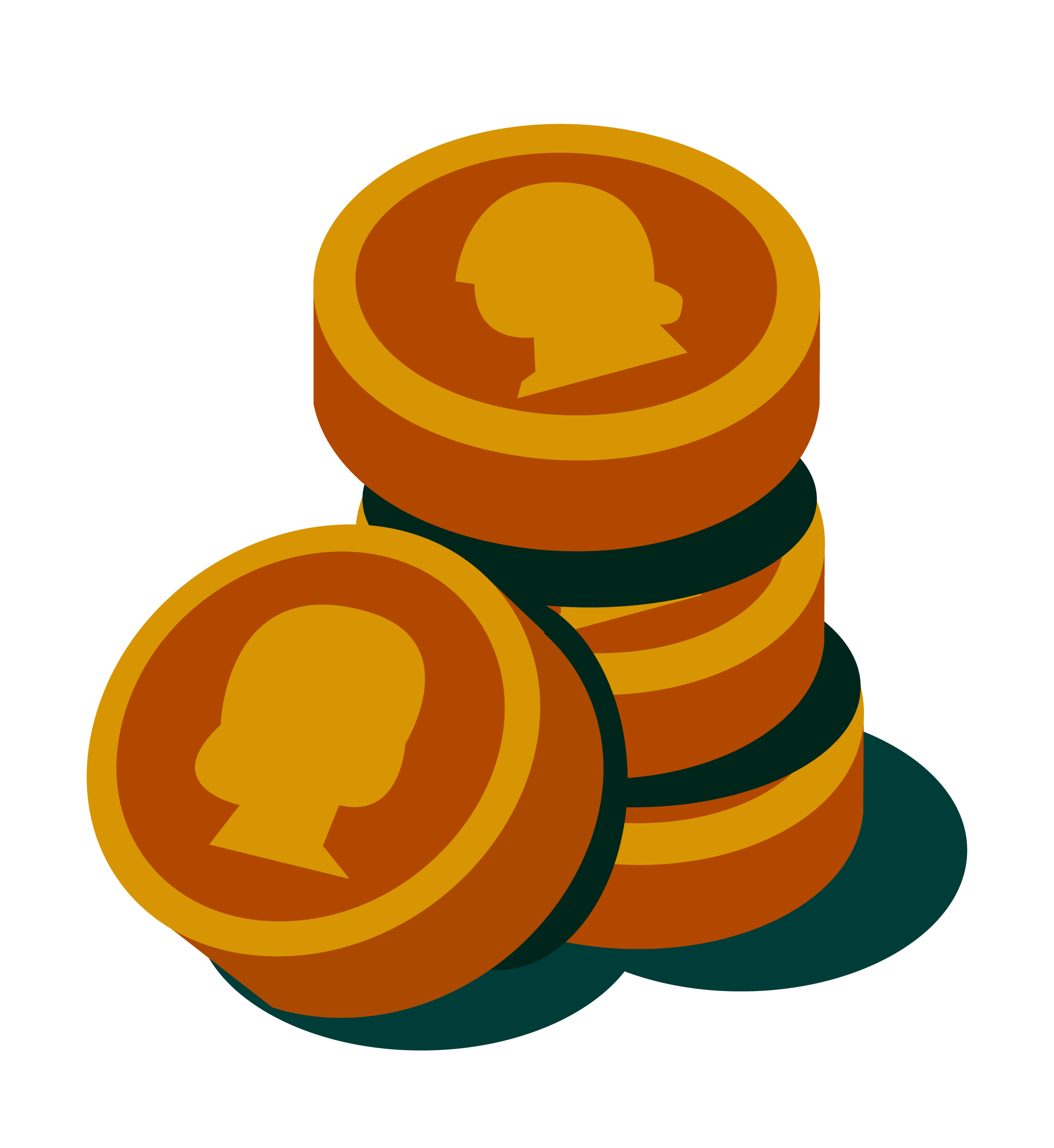 pile of coins